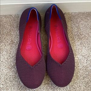 Rothy's Orchid Knit Flats with Pink Insole